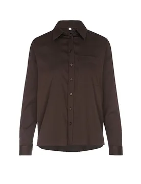 Milano Italy Blusa marrón 34 - Milano Italy - FashionsVida