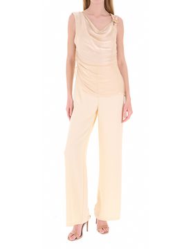 Jumpsuit smanicata CREMA M