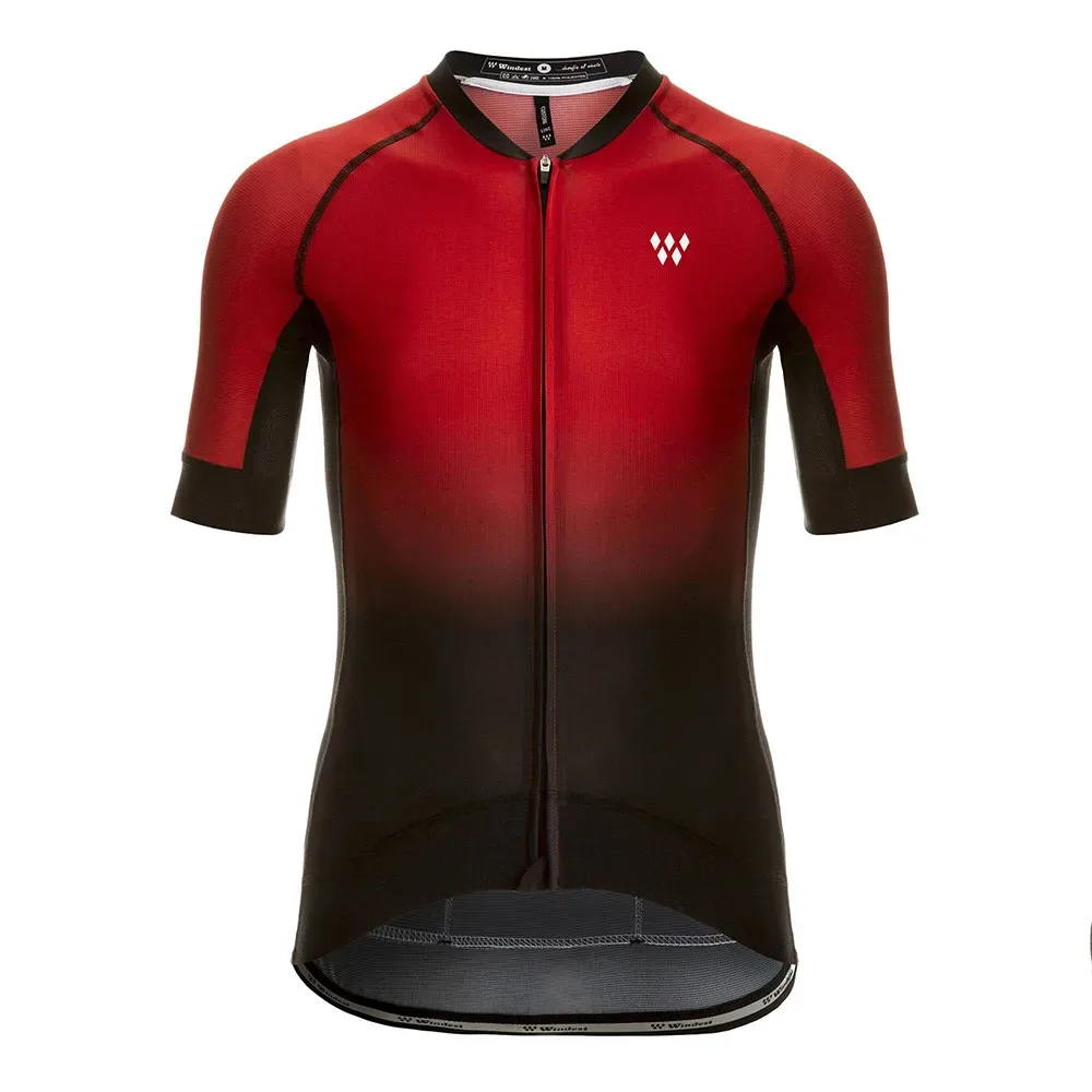 Maglia A Maniche Corte Mont Ventoux Black / Red - Windest - FashionsVida