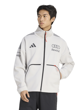 Audi F1 Engineers & Marketing Track Top Herren Jacken - Weiß - Größe XXXL - Poly Mesh White XXXL