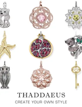 Pendant Pomegranate Bear Flower Starfish Koala Key Owl Lotus Ornament Brand New Fashion Jewelry Europe Gift For Woman - Aliexpress - FashionsVida