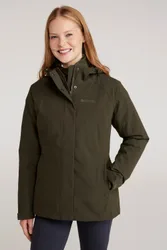 Alaskan Womens 3 in 1 Short Jacket - Green - Green - Size: 20