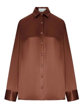 Camicia Oversize In Seta