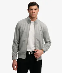 Superdry Herren Essential Trainingsjacke mit Logo Grey - Größe: L