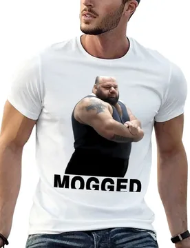 Kyriakos Grizzly Mogged T-Shirt g man t shirts for men t shirts for man graphic tees t shirt for man 100 percent cotton T-shirt - Aliexpress - FashionsVida