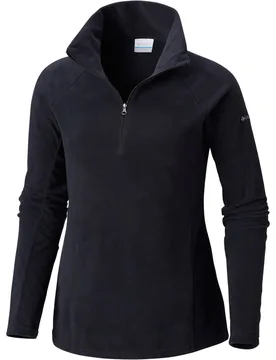 Glacial iv 1/2 zip forro polar mujer Negro (M) - Columbia - FashionsVida