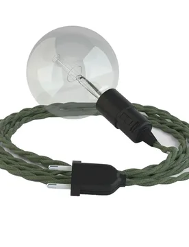 Cables Suspension Luminaire Tc63 5 M Green / Black One Size - Creative - FashionsVida
