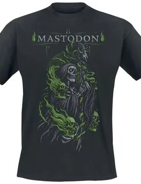 T-Shirt - Dicky Reaper - M bis 3XL - für Männer - Größe L - schwarz - Lizenziertes Merchandise! - Männer - male - Mastodon - FashionsVida