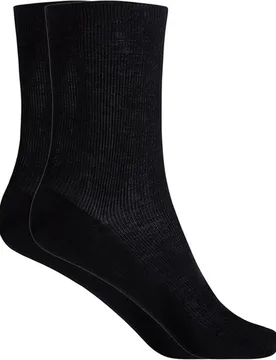 Calcetines cortos de mujer de algodón mercerizado y canalé - Antialérgico. Hecho en España - Punto Blanco - FashionsVida