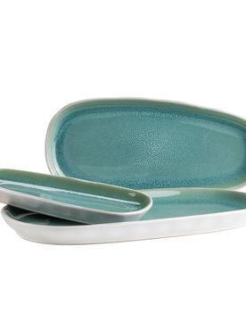 Plattenset, Steinzeug Elea