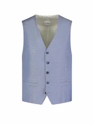 Chaleco de traje azul claro 56