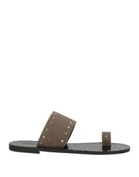 Zehentrenner Damen Braungrau 35,37,38,39 Damen