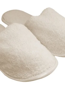 Natural Toweling Slippers - Natural Collection Select - FashionsVida