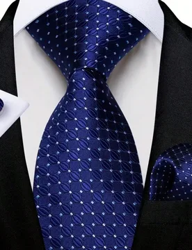 Juego de corbatas para hombres, juego de corbatas de moda clásica que incluye gemelos, para negocios y fiestas - Shein - FashionsVida