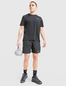 Mens Maglia Miler - Nero, nero nero Uomo taglia S - Nike - FashionsVida
