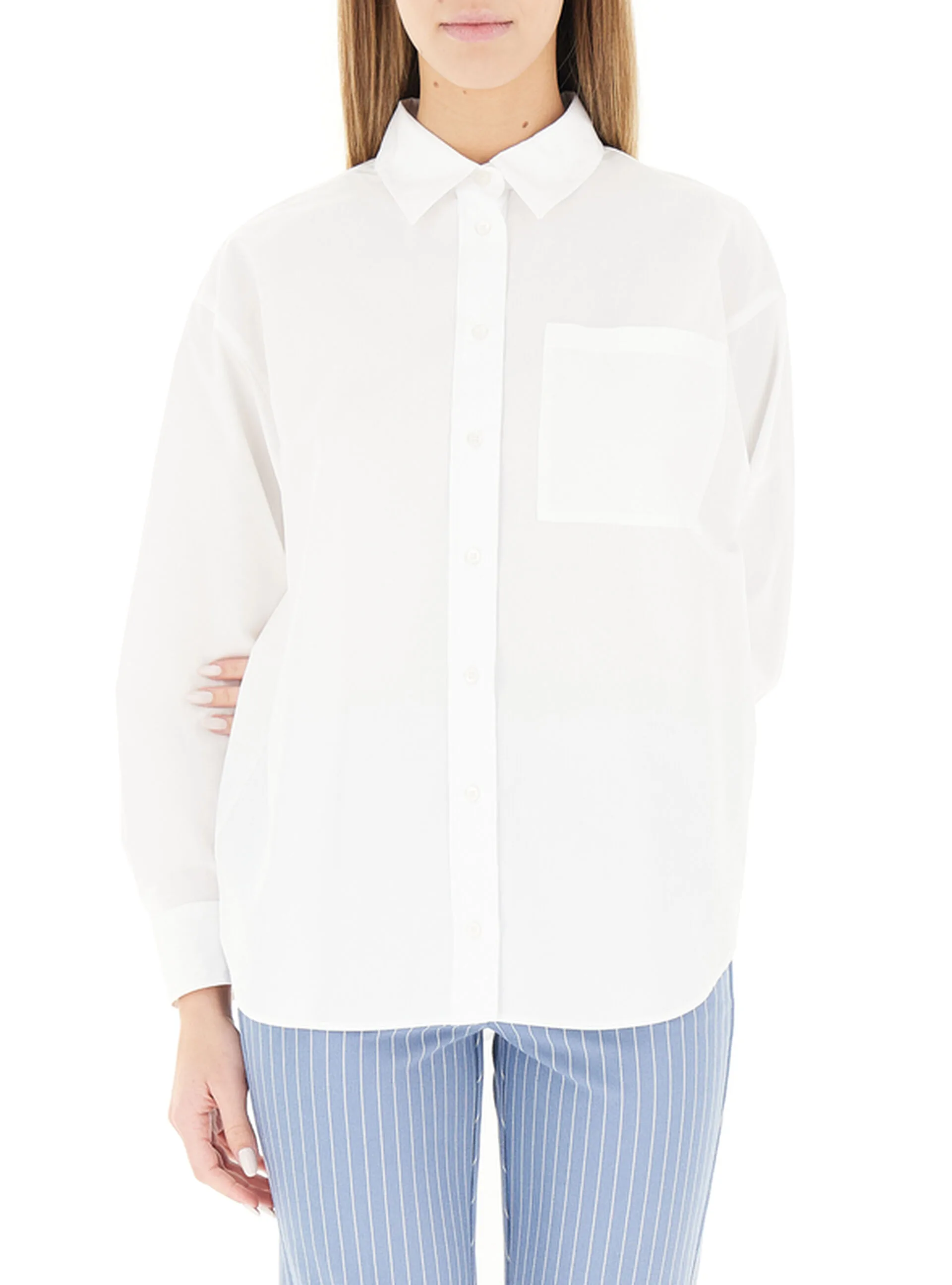 Camicia in cotone BIANCO 46 - I Blues - FashionsVida