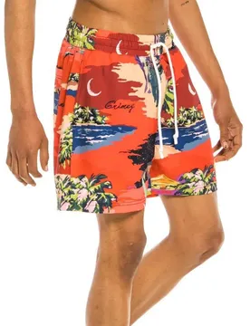 Short De Bain Ocean Gateways Red M