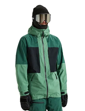 Chaqueta de snowboard para hombre Forever Stretch GORE-TEX verde L - Quiksilver - FashionsVida