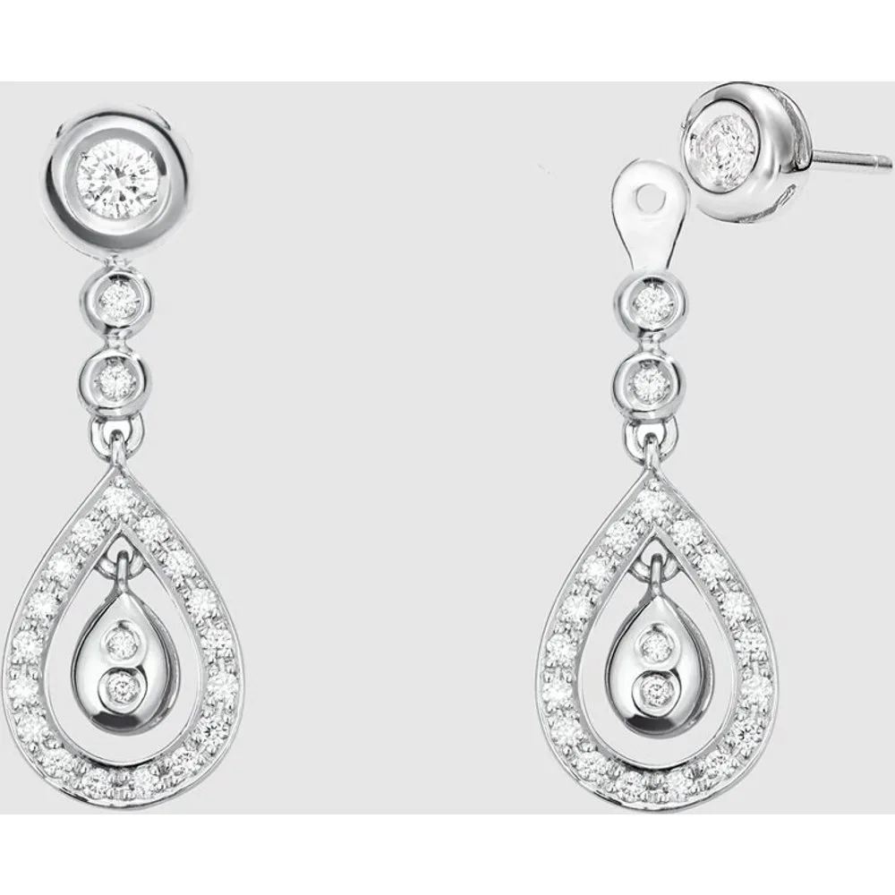 Pendientes Gayubo de oro y diamantes - El Corte Inglés - FashionsVida