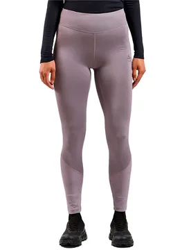 Essential Print Leggings Gray Ridge S Women - Odlo - FashionsVida