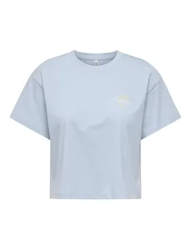 ONANNBE S/S BOXY CROP TEE JRS femae - L - FashionsVida