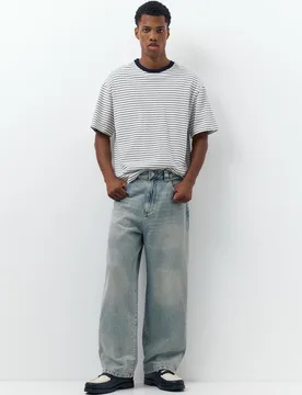 Baggy Relaxed Fit Jeans (Size: ) - Pull&bear - FashionsVida