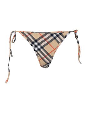 Burberry Bikini a quadri beige