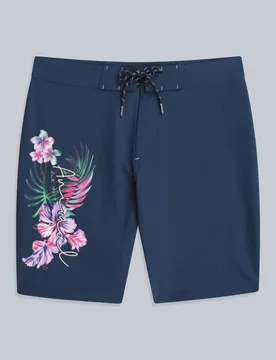 Nora Womens Classic Boardshorts - Dark Blue - Dark Blue - Size: 8 - Animal - FashionsVida