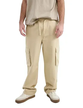 Pantaloni Cargo Alberto Twill Skater Fit Beige 42