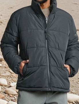 Giacca puffer - grigio scuro