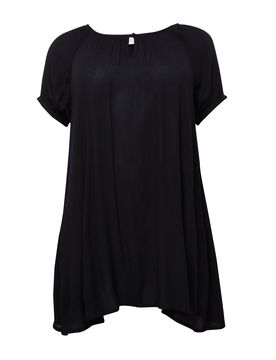 KAFFE CURVE Túnica 'Cami' negro