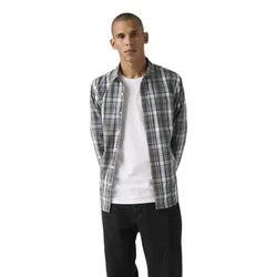 Chemise à Manches Longues Sunset Jenil Plaid Dress Blues 2XL