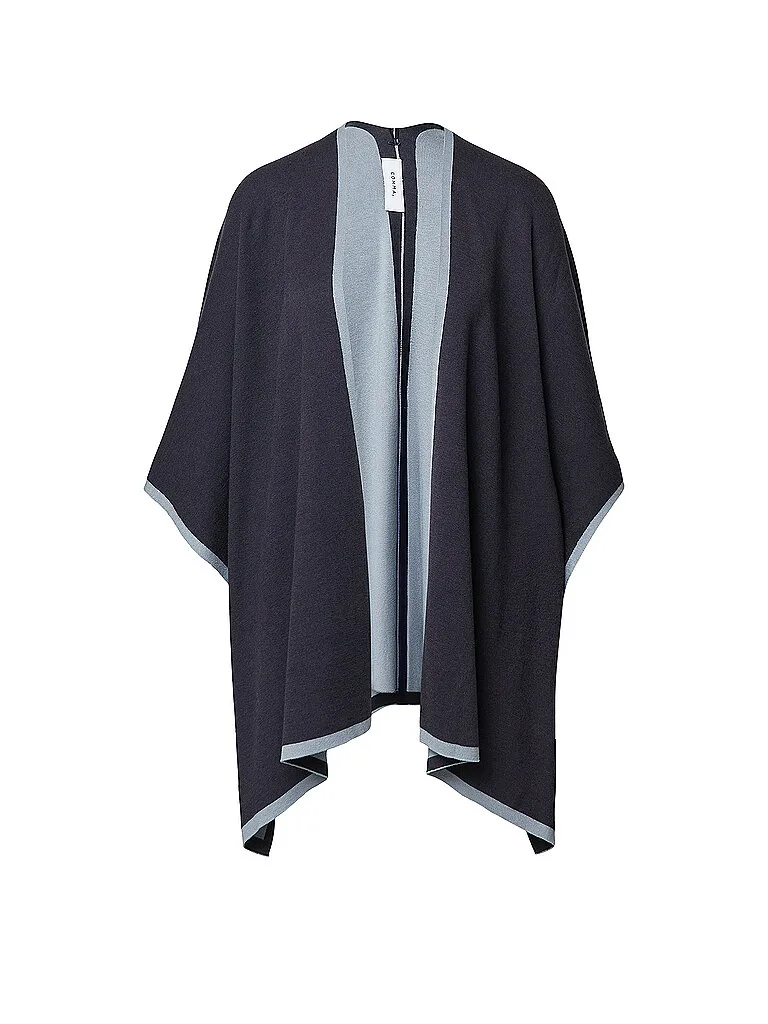 Comma Cape - Poncho bleu marine - Comma - FashionsVida