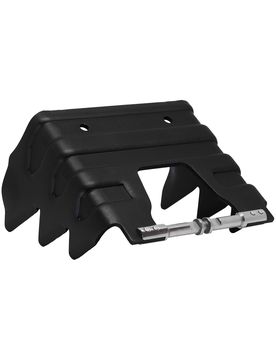 Steigeisen für Skier für Wanderungen 1X2 Crampon Mountain/Backland Black Größe 110 mm schwarz