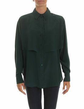 Camicia scuro con pannelli