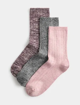 Pk Sumptuously Soft™ Thermal Crew Socks Blush female - M&S - FashionsVida