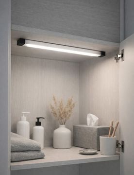 Lampada LED sottopensile senza fili con magnete - grigio chiaro