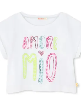 T-shirt à Manches Courtes U20941 White 3 Années Fille