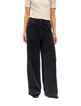 Jeans Luca Tri Wide Loose Black / Washed 42 - Object - FashionsVida