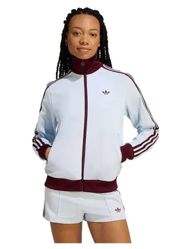 Sweat-shirt à Zip Classic Crystal Sky / Maroon XS - Adidas Originals - FashionsVida