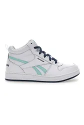 Sneakers Mid-Cut Bianche e Blu Royal Prime 37