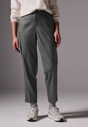 Street One Chino im Melange-Look female Grau