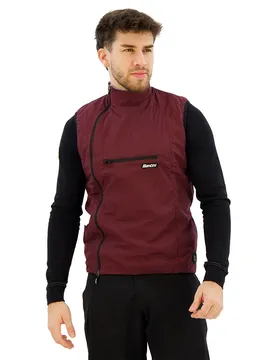 Santini Gilet Alpha Pack Burgundy