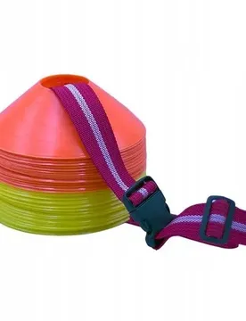 Er Set Trainingshütchen mit Band - Jaune - unisex - Size: TU