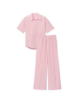 Calvin Ensemble de pyjama rayé en coton