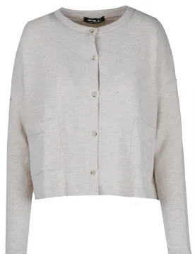 Mama B - Cardigan - 480059 - Beige - MAMA B - FashionsVida
