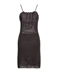 Midi-Kleid Damen Braungrau 34,36 Damen
