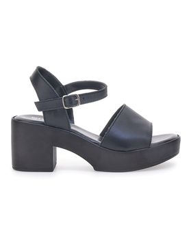 Sandali in vera pelle neri PITT.LOVE 318571082 39