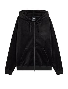 Sudadera con cremallera negro L