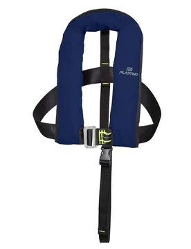 Neo 165n Junior Inflatable Life Jacket Navy Blue 15-40 Kg unisex - Plastimo - FashionsVida